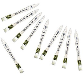 Asahipen CKW-15 Paint Brush, PC Craft (White Hair), 0.6 inches (15 mm), Set of 10