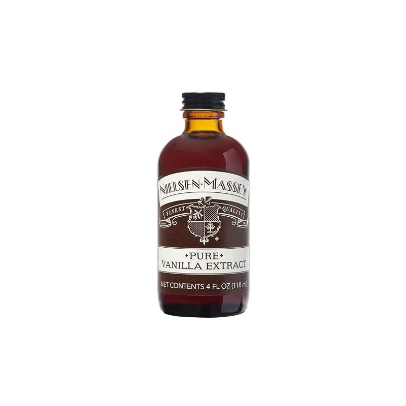 Nielsen-Massey Pure Vanilla Extract for Baking and Cooking, 4 Ounce