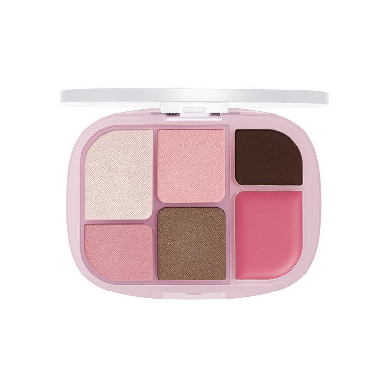 WAKEMAKE Soft Sheer Multi Palette - [SINGLE] 10 Joyful Pink