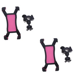 PACKOVE 2pcs Bicycle Phone Mount Handlebar Holder Claws for Mobile Phone Motorcycle and Bicycle Random Color