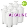 Vitev Alkaline Water Replacement Filter, Fits Brita Pitcher (6-pack)