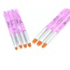7 Pcs Acrylic Nail Art Pen Tips UV Builder Gel