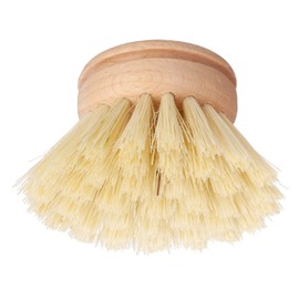 REDECKER Tampico Fiber Replacement Head Made with Untreated Beechwood, 1-5/8-Inches - Wooden Dish Brush Replacement Head - Dish Scrub Brush