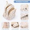 jingyuKJ Coquette Backpack Set, Cute Kawaii Aesthetic Daypack Bow Rucksack