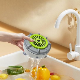 Vegetable Washer,Portable Fruit Cleaning Washer | Electric Food Purifier Automatic Cleaning Machine for Washing Draining Meat Seafood Salad Berry Meal Prep Cooking Home Daily Use