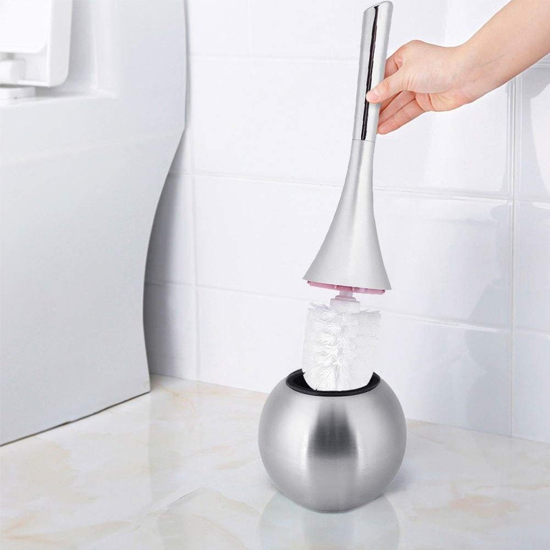 Eboxer Cepillo para Inodoro, Cepillo para Inodoro Compacto y Soporte