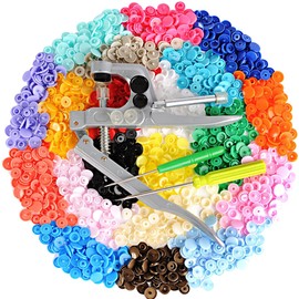 LIHAO Snap Pliers and 300 T5 Snaps Buttons for DIY Crafts