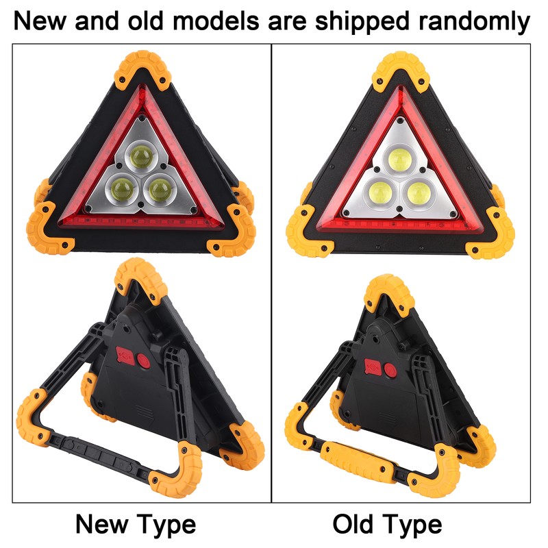 Car Warning Triangular Lamp Emergency Safety Lamp 6500K 10W IP67