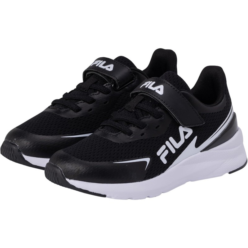 Fila Crusher V Kids - Scarpe da Corsa, Black-White,