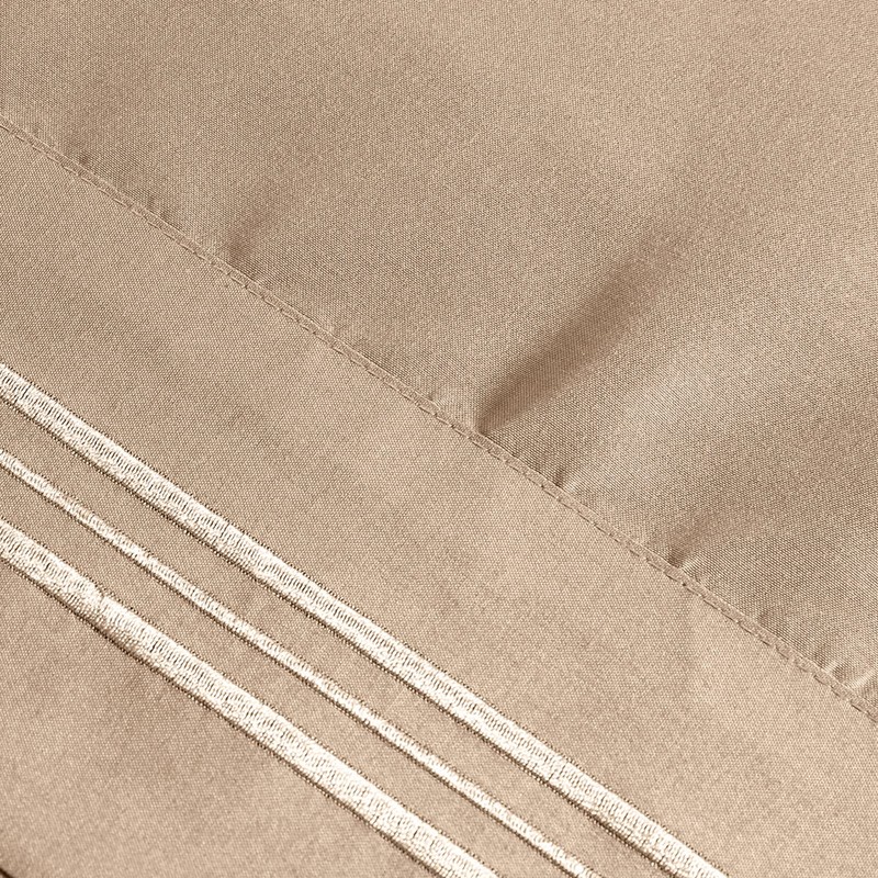 P Pothuiny 100% Microfiber Pillow Cases - Super Soft Beige