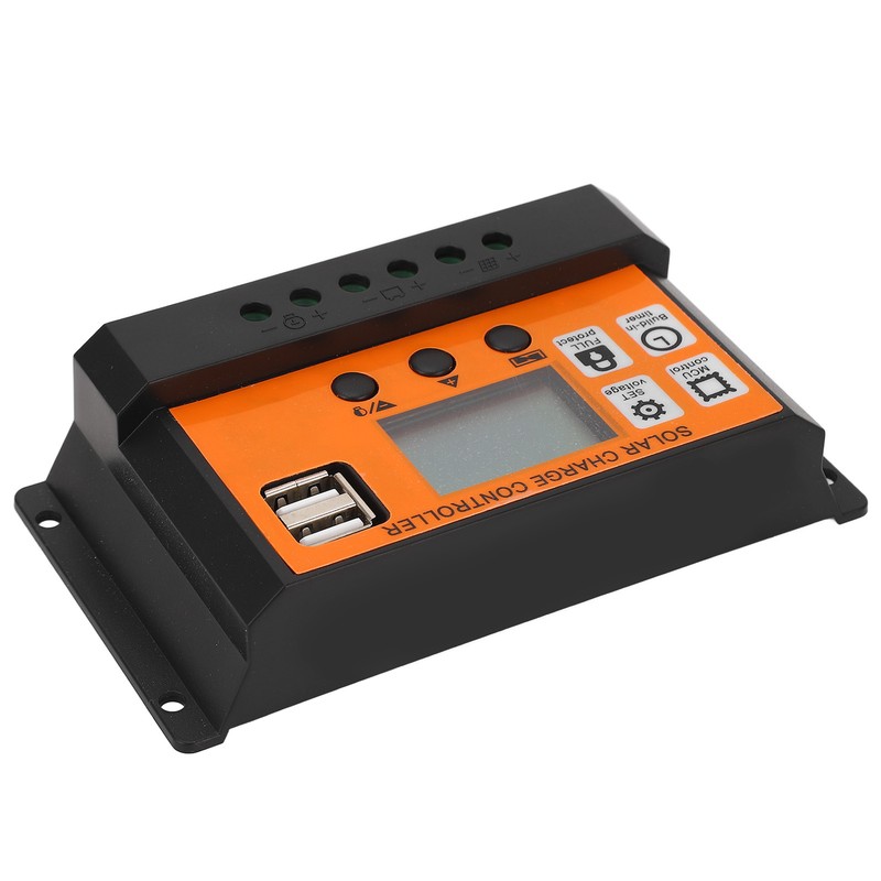 Solar Charge Controller LCD Display 3 Stage Management Solar Panel