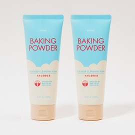 Etude Studio Baking Powder BB Deep Cleansing Foam 160g x 2 / Delicate Pore Cleansing / Cleansing Foam / 에뛰드스튜디오 베이킹 파우더 B.B 딥 클렌징 폼 160g x 2개 /섬세한 모공청소 /클렌징폼