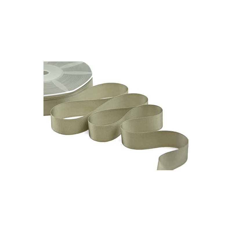 Furlanis Double Satin Ribbon Taupe 25mm x 25m