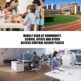 RFID Reader and Write, 125KHz Handheld RFID ID Card Copier and Duplication Device, with 6 Writeable Tags and 6 Cards, Supports EM4100 / EM410X, for Community, School, Office