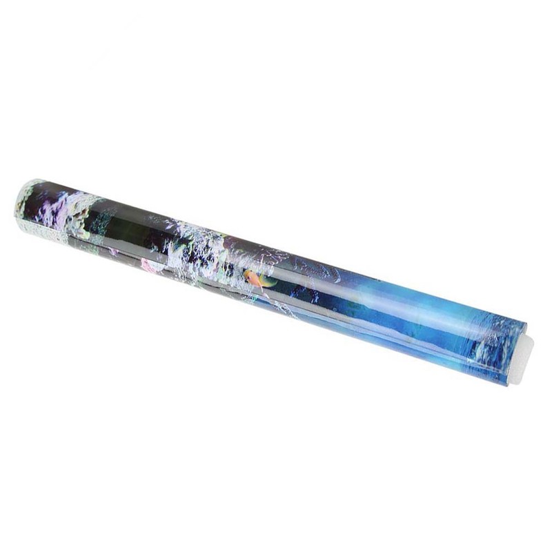 PVC Adhesive Underwater Coral Aquarium Fish Tank Background Poster Backdrop