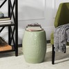 Safavieh Lotus Ceramic Decorative Garden Stool, Light Green