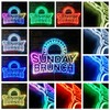 ADVPRO Sunday Brunch Breakfast Lunch RGB Dynamic Glam LED Sign