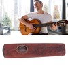 Kazoo Flute Professional Amplified Ham with Wooden Kazoo Mouth Ring