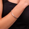 Treasure Bay Solid 925 Sterling Silver Bangle for Men and