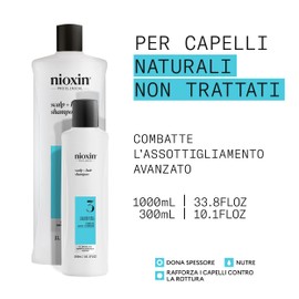 Nioxin Sistema 3 Hair + Scalp Shampoo 300ml - stärkendes Shampoo für strapaziertes Haar