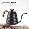 1.2L Stainless Steel Tea Coffee Kettle with Thermometer Gooseneck Spout