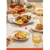 Sweese Porcelain 7.8 Inch Dessert Plates Set of 6 -
