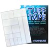 TUFF Tape Assorted Waterproof Patches: 12-Pack for Comprehensive Outdoor Gear