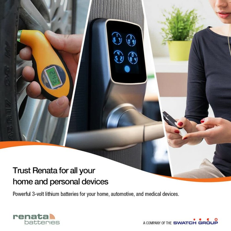 Renata CR2320 Batteries - 3V Lithium Coin Cell 2320 Battery