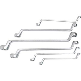 BGS set of double-ended rings spanners, E6 – E24, Pack of 6, 2281
