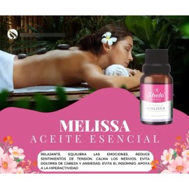 Aceite Esencial De Melissa Sheló Nabel Botella De 15ml Relaj                                                                                          