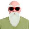 Party Chili Kame Sennin Master Roshi Costume White Beard Mustache