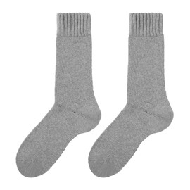 Gunze AGW004 Warm Socks, Fire Acedron, Moisture Wicking, Heat Generating, Warm, Long Length, Cold Protection, Men's, Grey, gray