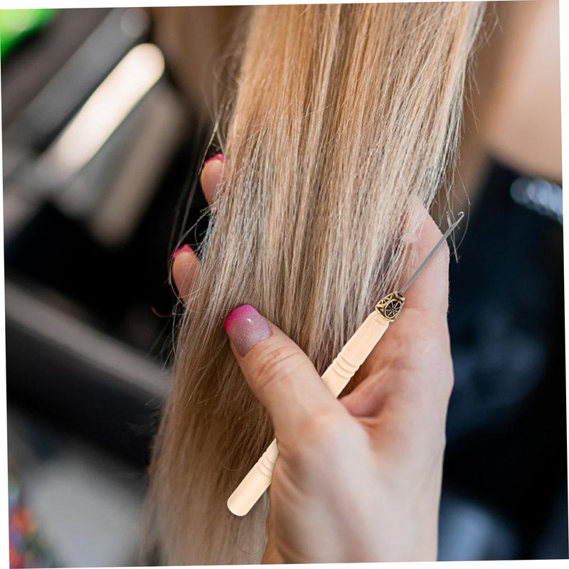 Healvian 3pcs Hair Extension Clip Grooming Kit Thread Pliers Loop