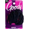 Goody Elástico para el cabello Negro, 36 unidades, Producto eficiente