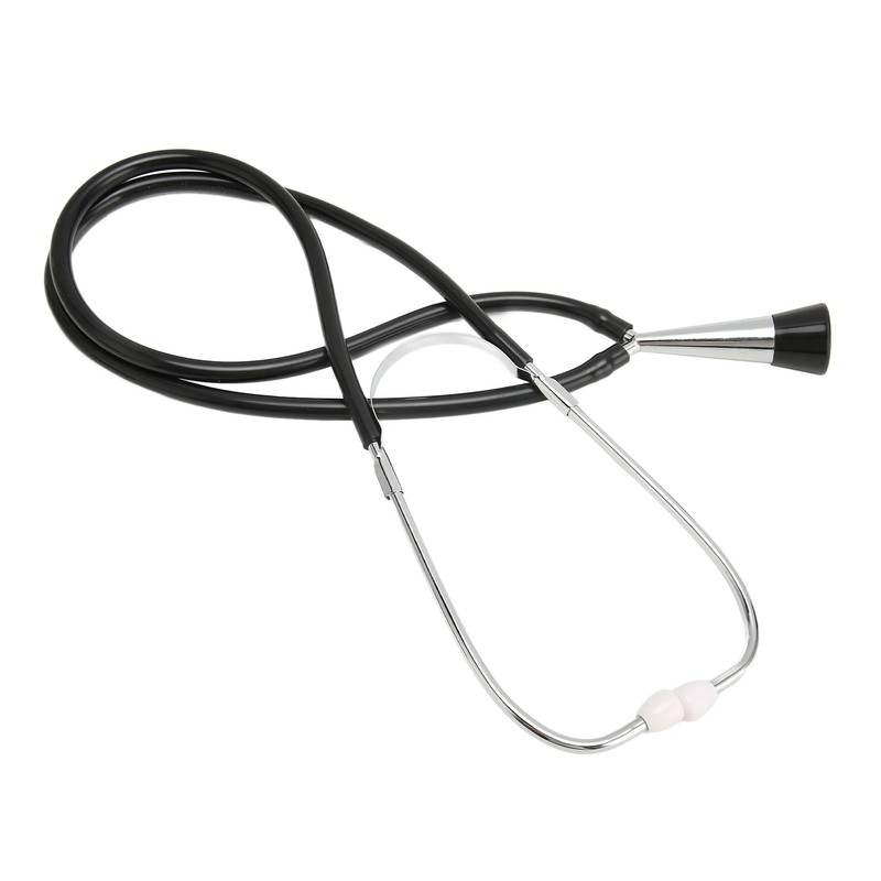 Fetal Stethoscope Monitoring Aluminum Alloy Soft Fetal Heart Stethoscope Black