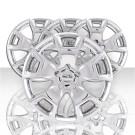 Set of 4 17" 5 Spoke Snap-On Wheel Skins for Ford Bronco Sport Base 2021-2024 - Chrome