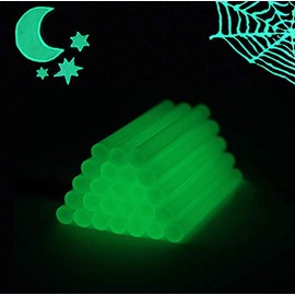 Standard Glue Sticks Diameter 7 and 11 mm Fluorescent Pack of 25 (11 mm) Hot Glue Luminous