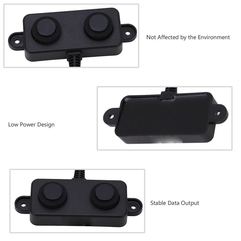 Waterproof Ultrasonic Sensor, Ultrasonic Distance Sensor DC3.3V-5V IP67 Waterproof Protection