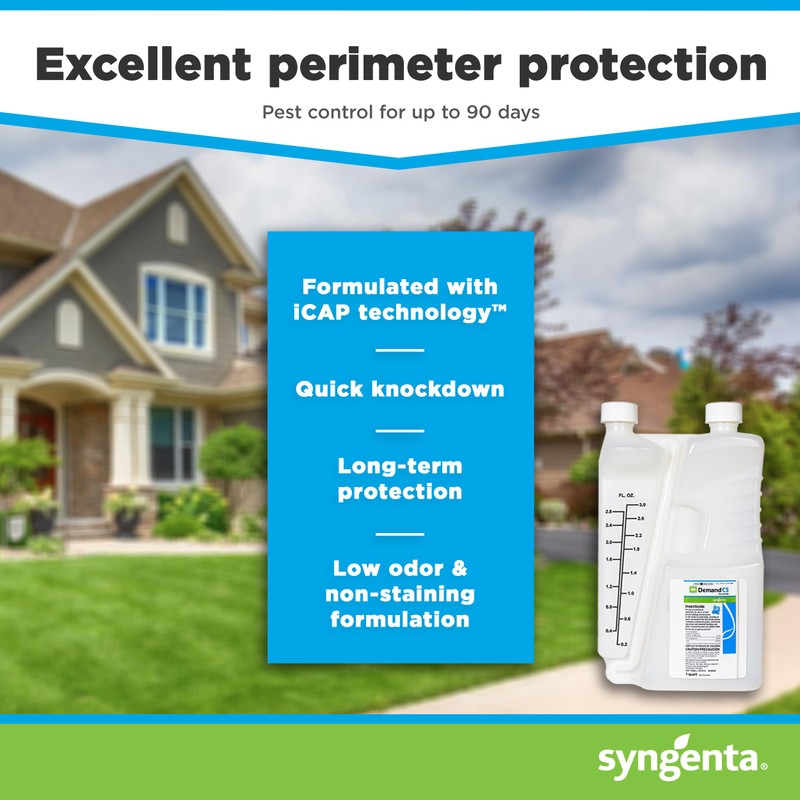 Demand CS Insecticide - Long-Lasting Pest Control, 1-qt. Sprayable Insecticide