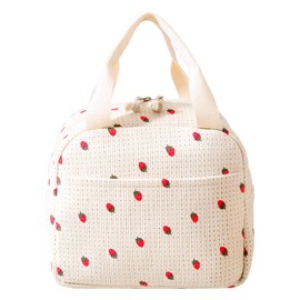 Cosswe Lunch Bag, Insulated Lunch Bag, Portable Cool Bag, Lunch Box, Foldable Insulated Bag, Picnic Bag, Leak-Proof for Work, School, Office, Picnic, Travel for Girls and Women