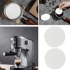 VZU 100pcs Coffee Filters Papers, Espresso Paper Filter 58mm, Unbleached
