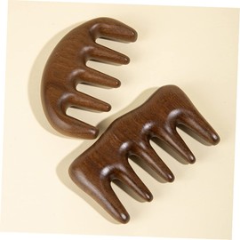 Beavorty Sustainable Wood Scalp Comb Massage Detangle Portable Sandalwood Hair Comb Anti-static for Women