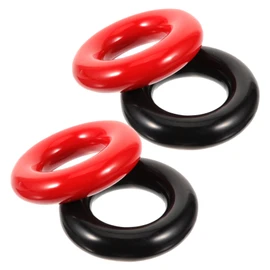 WOONEKY Golf Swing Training Tool 4pcs Golf Weighted Swing Ring Portable Golfing Practice Aid Iron Material