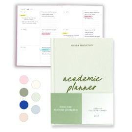 Lamare Academic Planner 2026 College Essentials – Undated Weekly College Student Planner for Homeschool, High School, College & Nursing Students