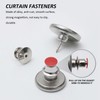10 Pairs Magnetic Curtain Buttons, Magnetic Curtain Clips, Curtain Fasteners,