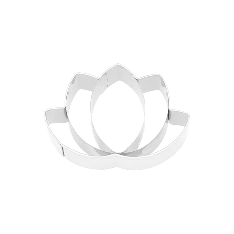 RBV Birkmann, Lotus Flower Cookie Cutter Stainless Steel 2.5 x
