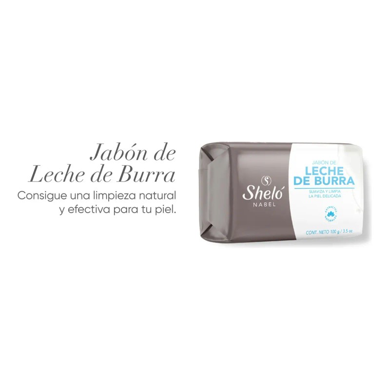 Jabón Leche De Burra Unifica Tono De La Piel Sheló