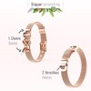THIORA® - Bracelet with Charms, Pendant Charms, Rose Gold Silver