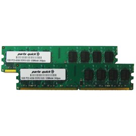 Parts-Quick 2GB Kit 2 X 1GB DDR2 Memory for Dell Dimension 8400 Desktop PC2-4200 240 pin 533MHz DIMM RAM