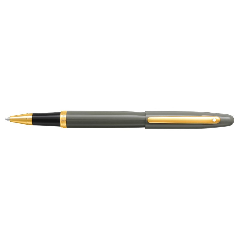Sheaffer VFM 9427 Glossy Light Gray Rollerball Pen With PVD